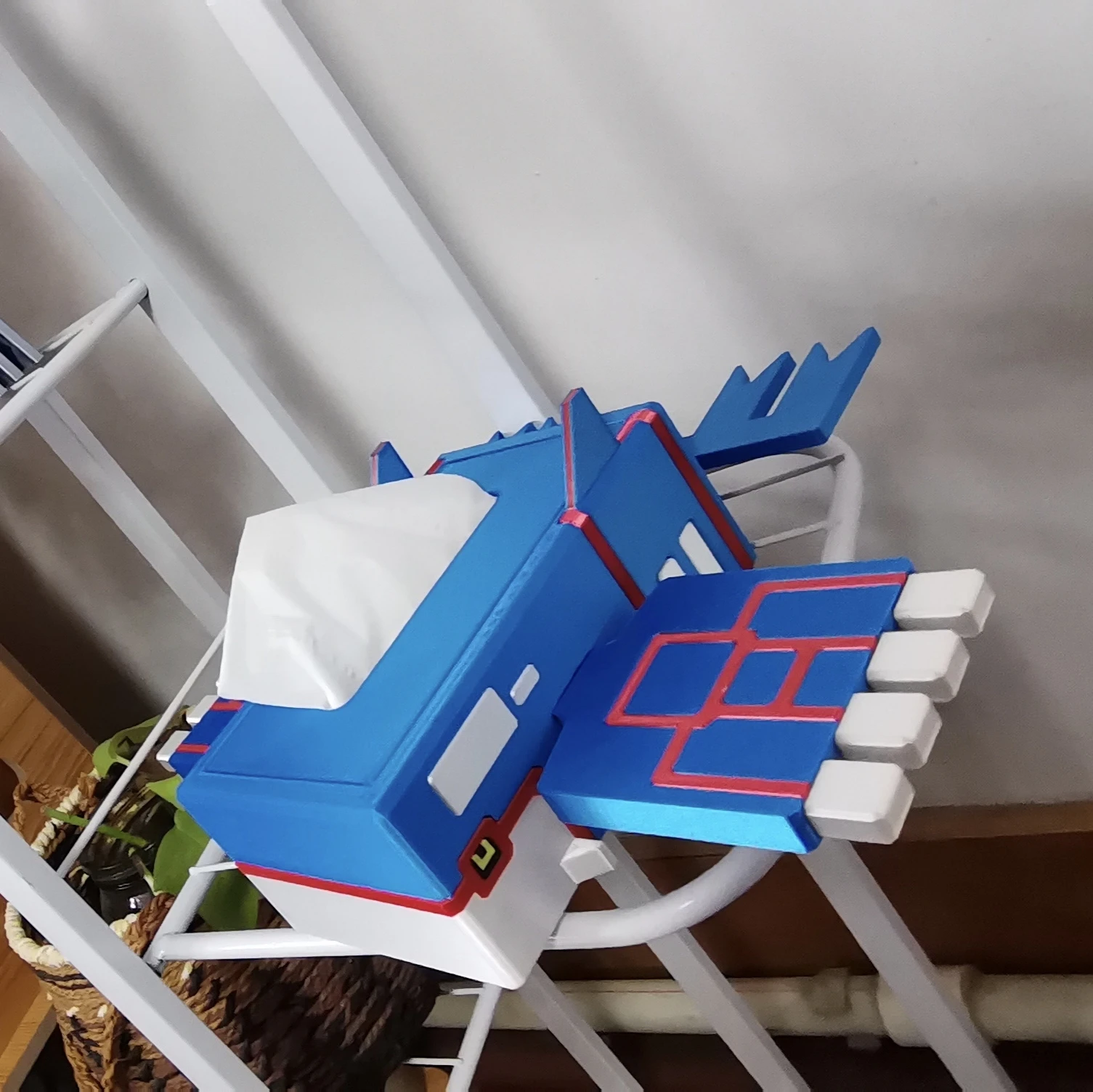 クリエイティブなポケモンピクセルアートティッシュボックス収納オーガナイザー装飾モデル実用的な家の装飾ギフト