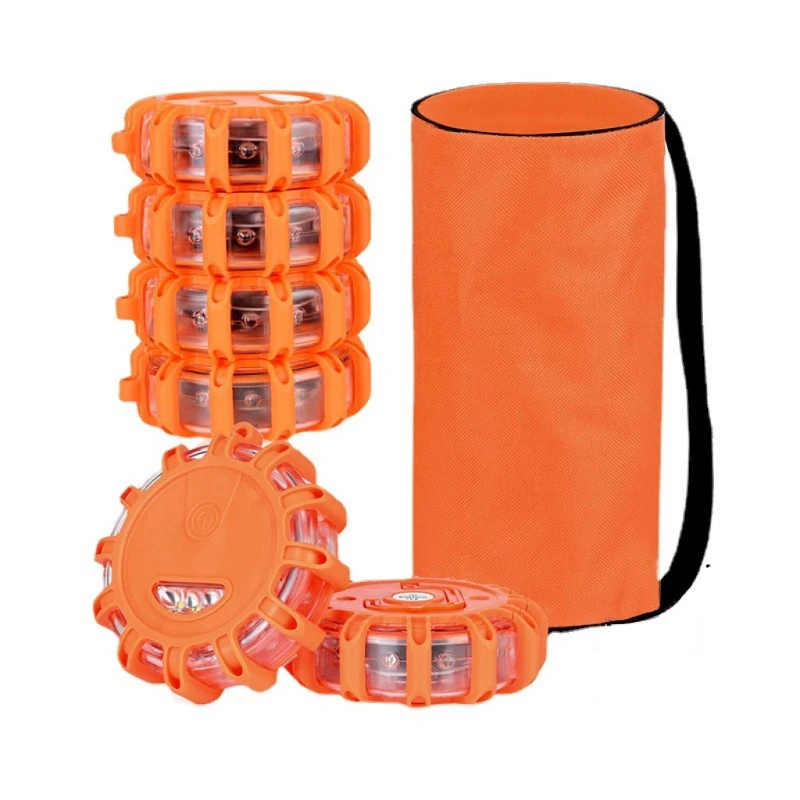 LED Traffic Warning Lights: Automotive Products with Strong Magnetic Adsorption and A Long-lit Emergency Light