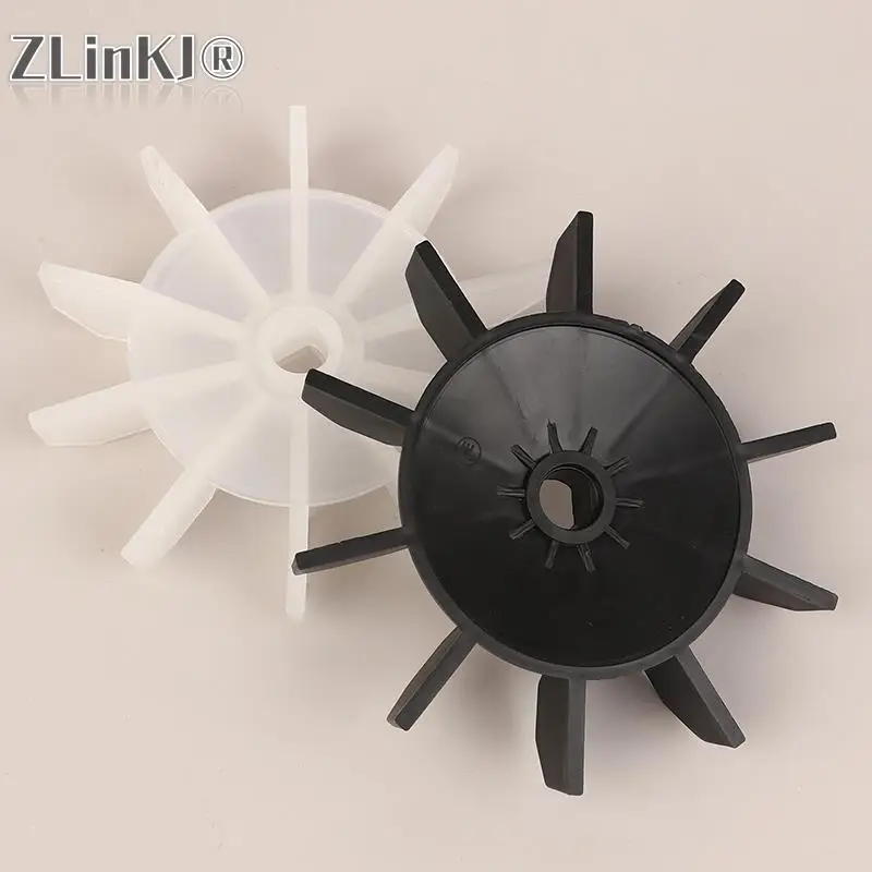 1Pcs Plastic Air Compressor Fan Blade Replacement Air Pump Motor Cooling Fan Accessories Power Tool Part Black/White