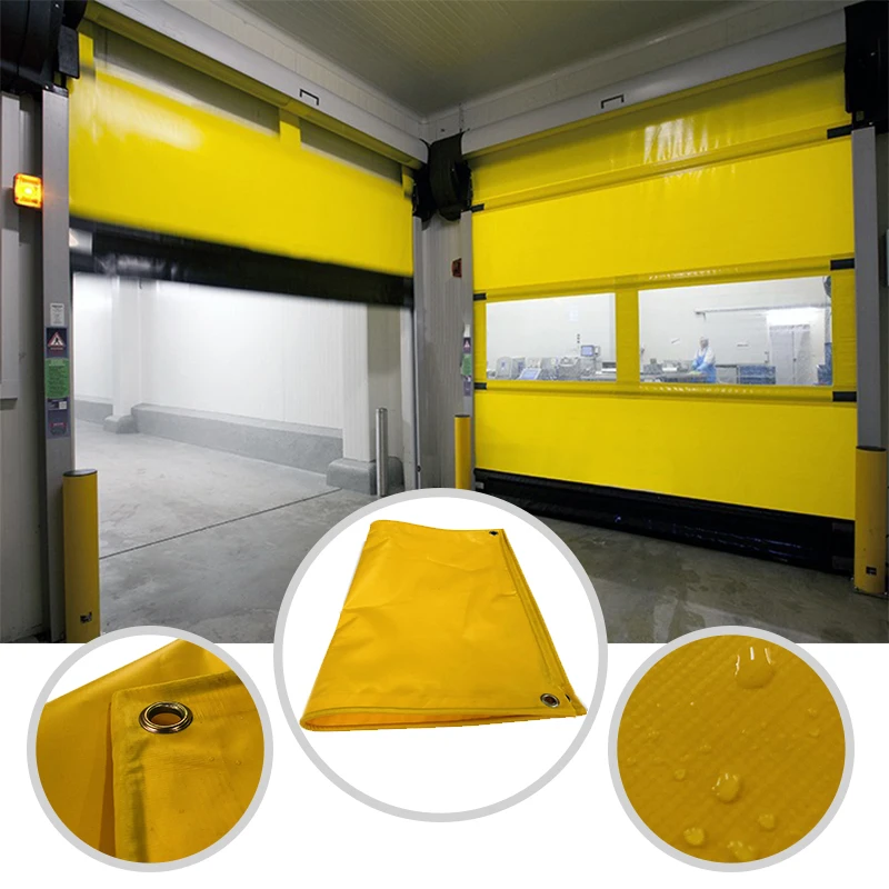 Rapid Rolling Shutter Door Automatic Electric PVC Fast Action Fabric Door Customized Product No Fixed Sizes Custom Size Customiz