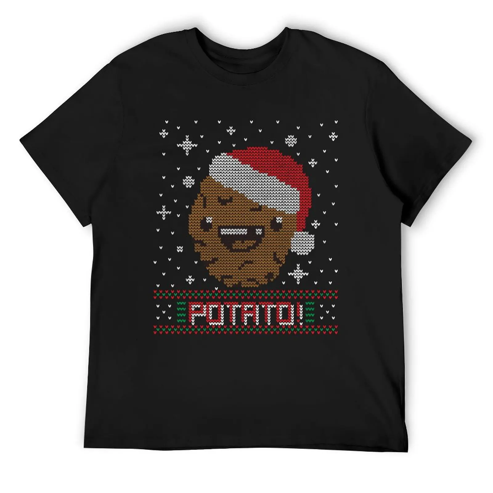 

UGLY POTATO CHRISTMAS SWEATER ERMAHGERD!! T-Shirt funny costumes cheap stuff blanks mens cotton t shirts