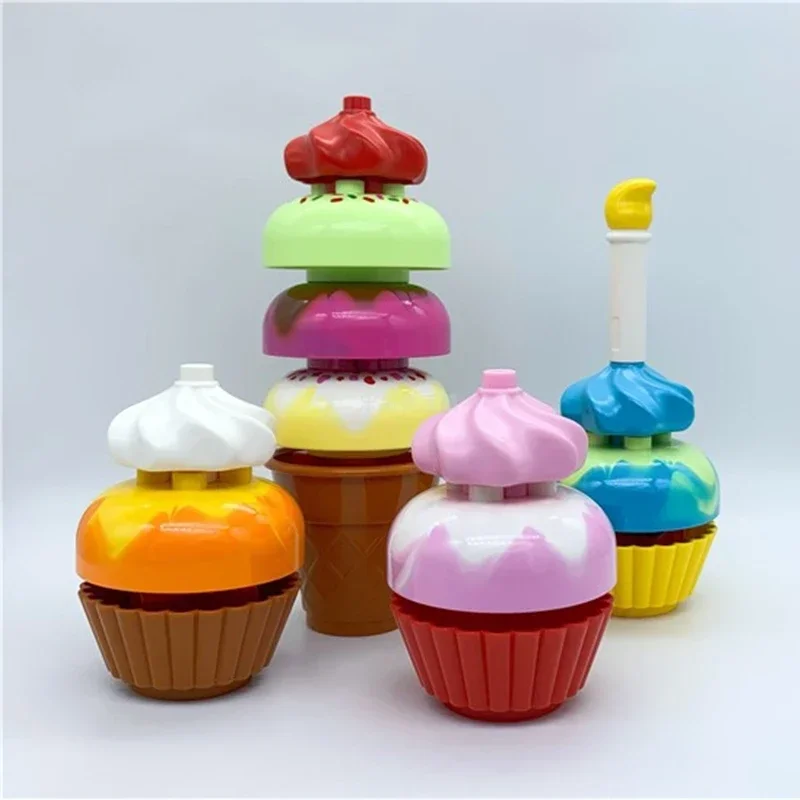 Big Building Blocks Accessories Compatible Large Bricks Birthday Series Cakes Candle Boy Girl Educational Toy Children Kid Gifts