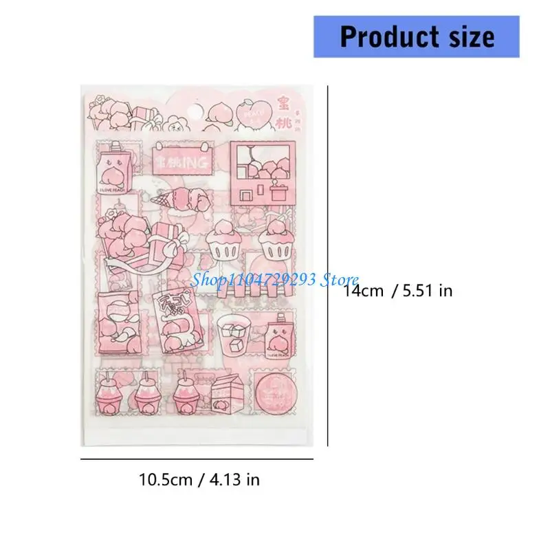 Y2GD Matte afwerking Scrapbooking Sticker Verwijderbare zelfklevende PET-sticker voor Kid Craft