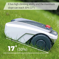 2024 Newest DEVVIS Robot Lawn Mower with GPS Intelligent Path Planing Cutting,Resumes cutting at breakpoints For 1000m2