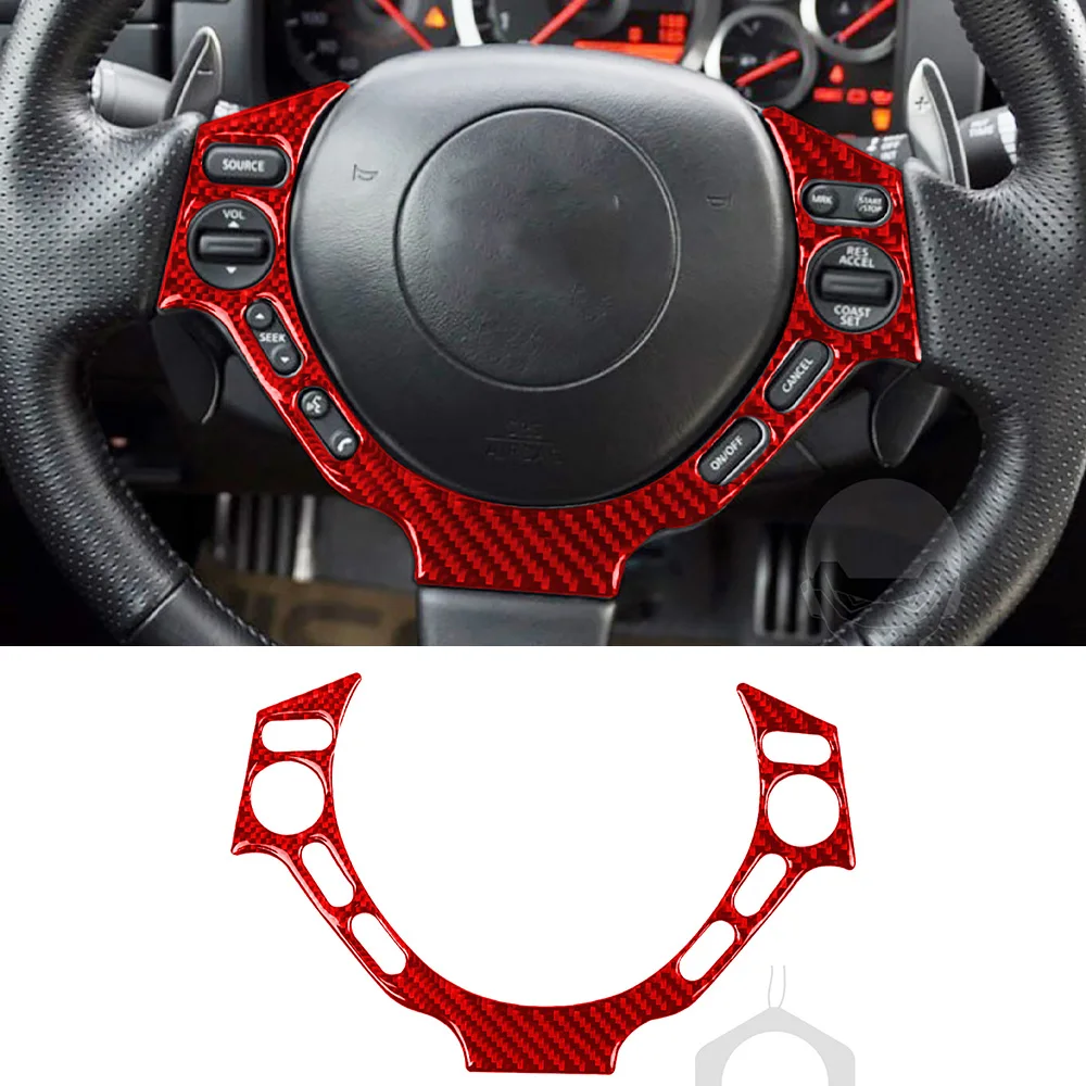 

Декоративная наклейка на руль для Nissan GTR R35 2008-2016, аксессуары для салона автомобиля из углеродного волокна