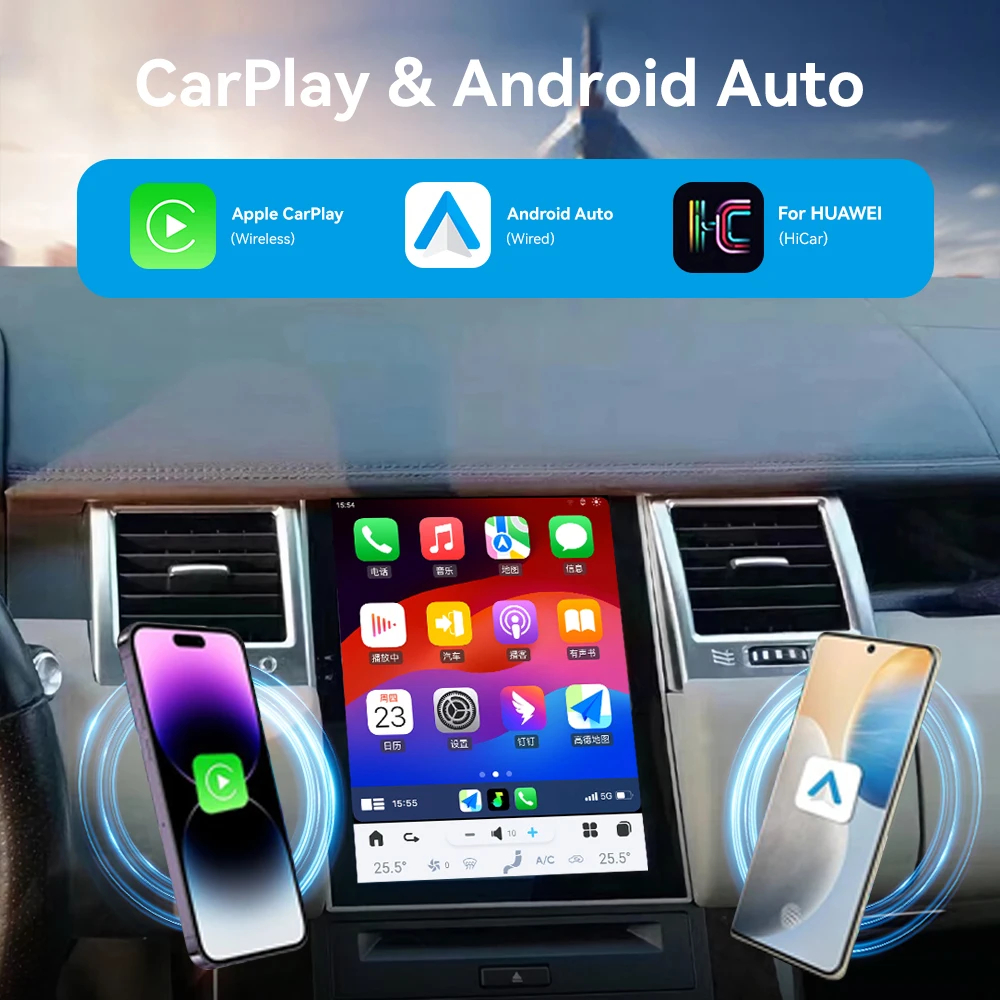 10.4Inch Android13 DVD Player Stereo Multimedia Touch Screen Navigation Car Radio for Range Rover Sport 2010-2013