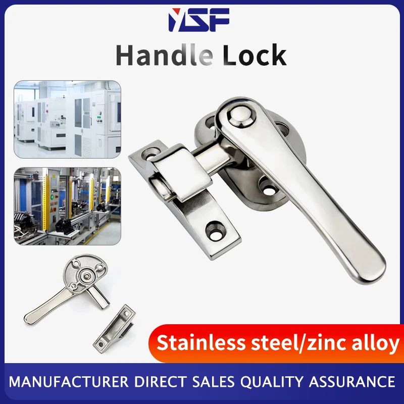 

BS601 Heavy Duty Stainless Steel Handle Oven Steam Cabinet Door Handle Thickening Industrial Equipment Rotating Handle