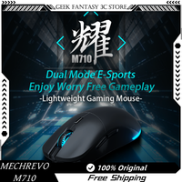 Mechrevo M710 Gaming Mouse Wireless Dual-Mode Paw3325 Detachable Cover 10000dpi Custom Macro Driver Office Long Endurance Mouse