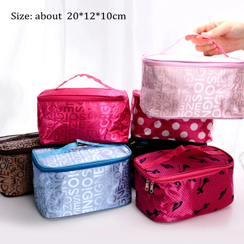 Mallette de rangement portable pour cosmétiques pour femmes, sac de voyage pour poudres cosmétiques, trousse de toilette multifonction, grande capacité d'évaluation