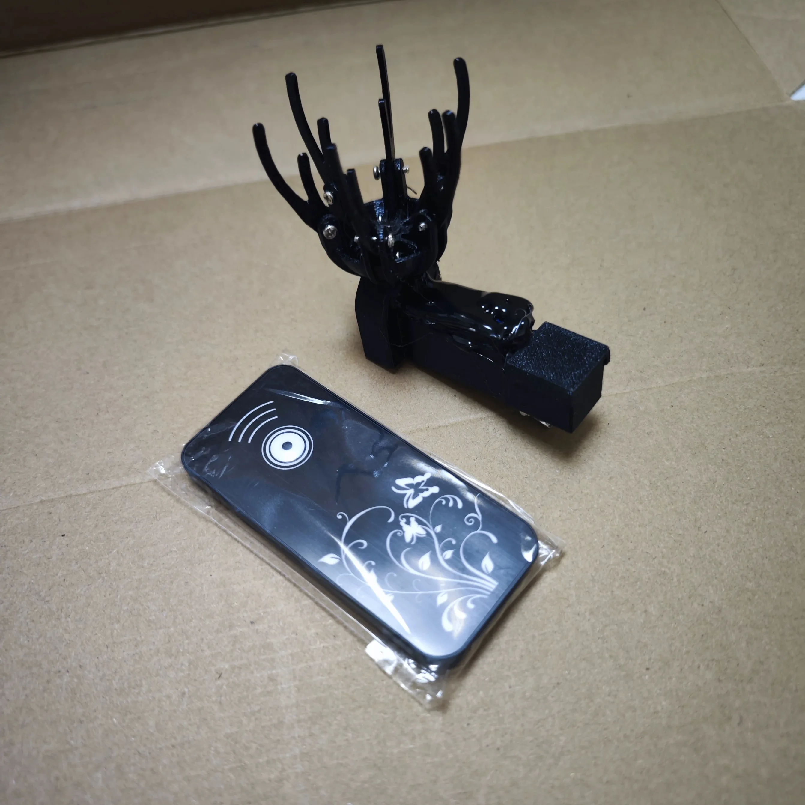 Mini Electric Motion Model Device With Battery Light DIY Decor Prop