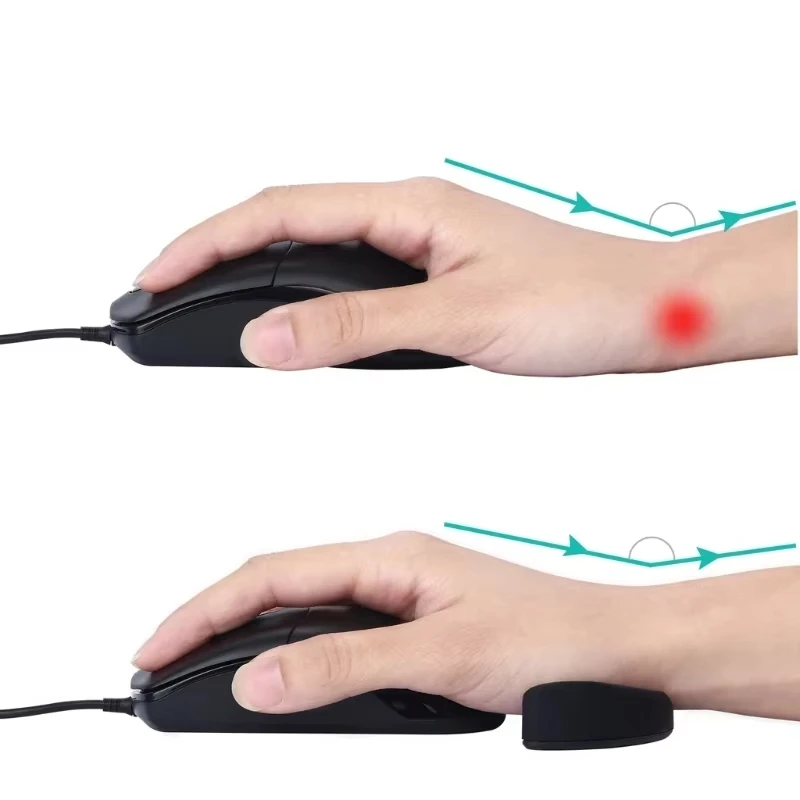 Gliding Wrist Rest, Ergonomic Wrist Rest for Mouse Gliding Palm Rest for Right Relieve Hand Fatigue for Office Work Gaming