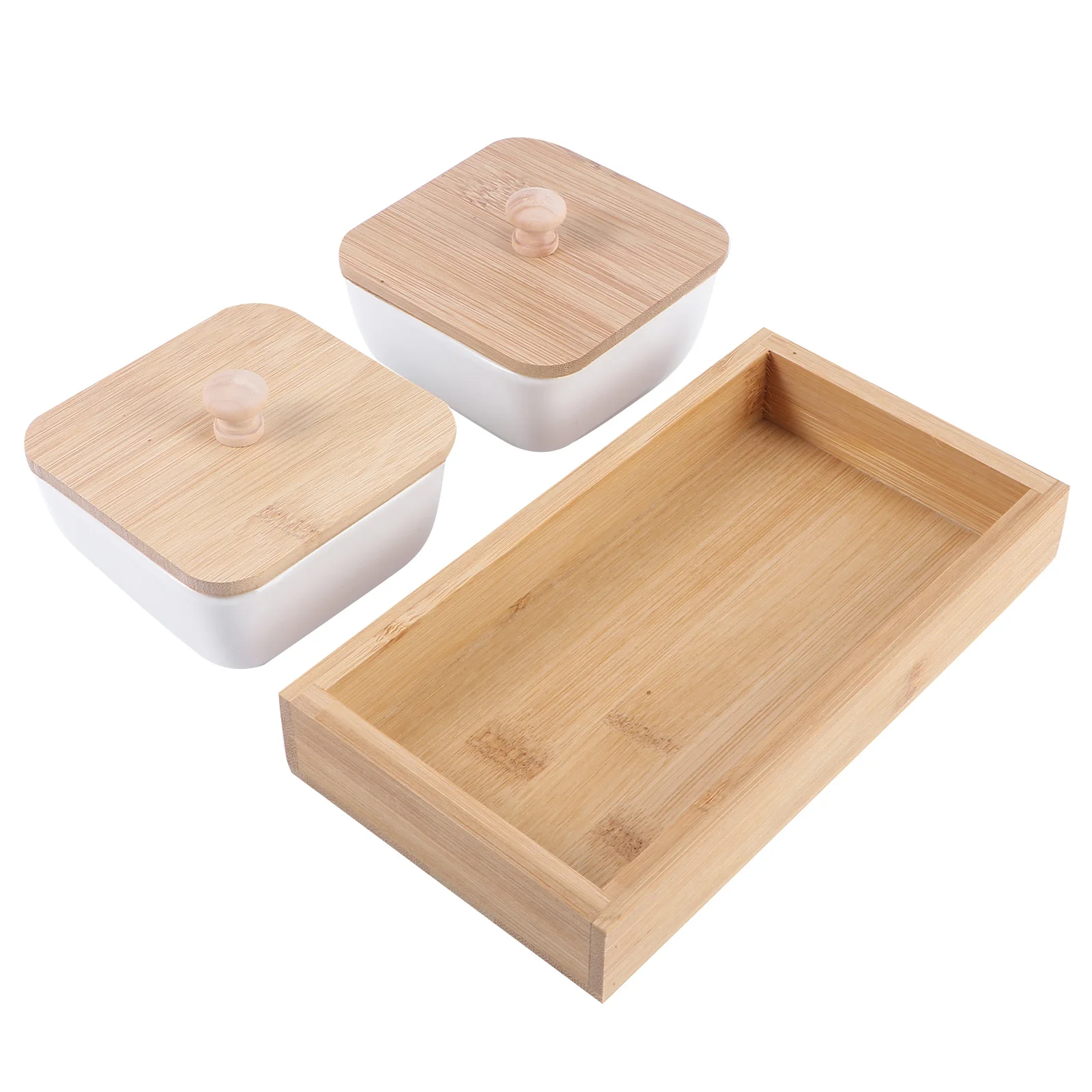 

Fruit Dish Divided Snack Plate Container Platter Dried Containers Food with Lids Holder Storage