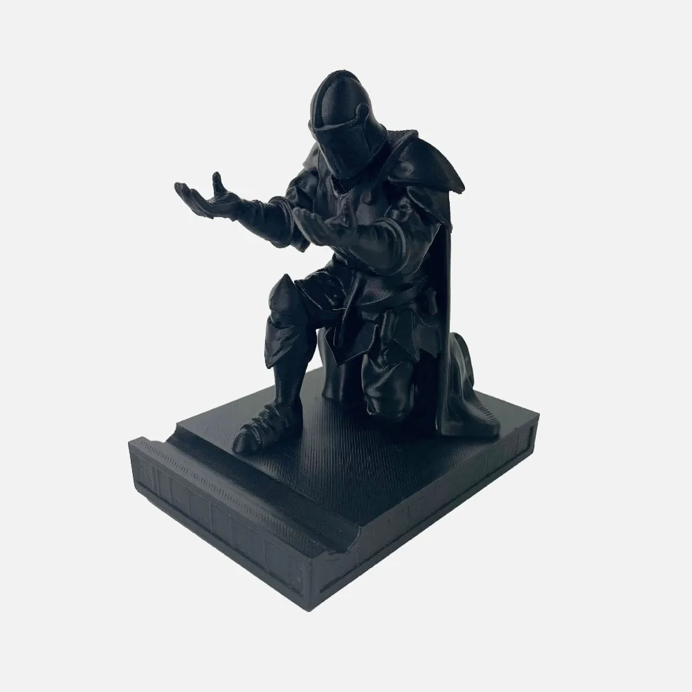 Desk Organizer 3D Printed Pen Holder Silver Gold Desk Decor Medieval Armor Figurine Educational Statue Pencil Holder