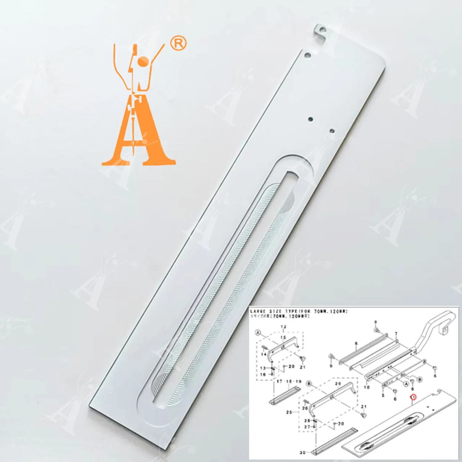 

400-06339 Work Clamp Carrier 120mm Fit JUKI LBH-1790 Button Hole Sewing Machine Parts
