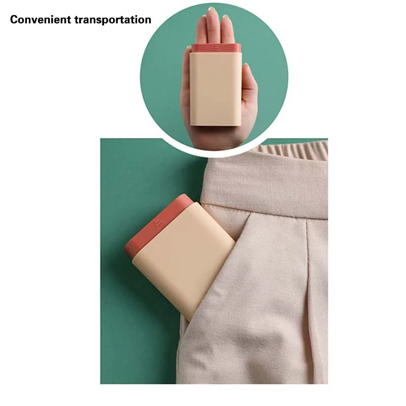 علبة حبوب منع الحمل الصغيرة المحمولة للسفر 7 أيام 6 مقصورة صندوق تخزين حبوب منع الحمل حاوية منظم كبسولات زيت السمك