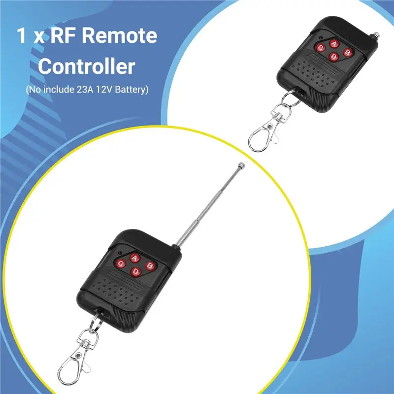 ABUO Fog Machine Remote Control 3 Pin XLR Wireless Receiver for DJ Stage Smoke Machine 400W 500W 900W 1500W