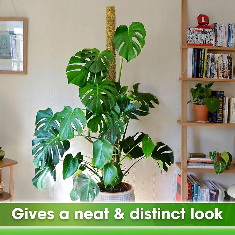 60-100CM Bendable Plant Climbing Support Moss Poles Monstera Palm Vines Extension Potted Plants Stick Home Garden Decor Supplies
