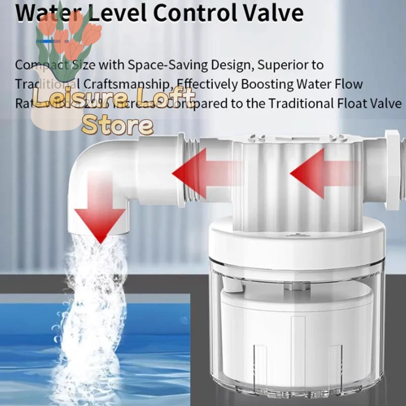 

Water Level Control Valve Automatic Float Valve 3 4 Inch Stable Flow for Fish Tank Garden Greenhouse Watering System