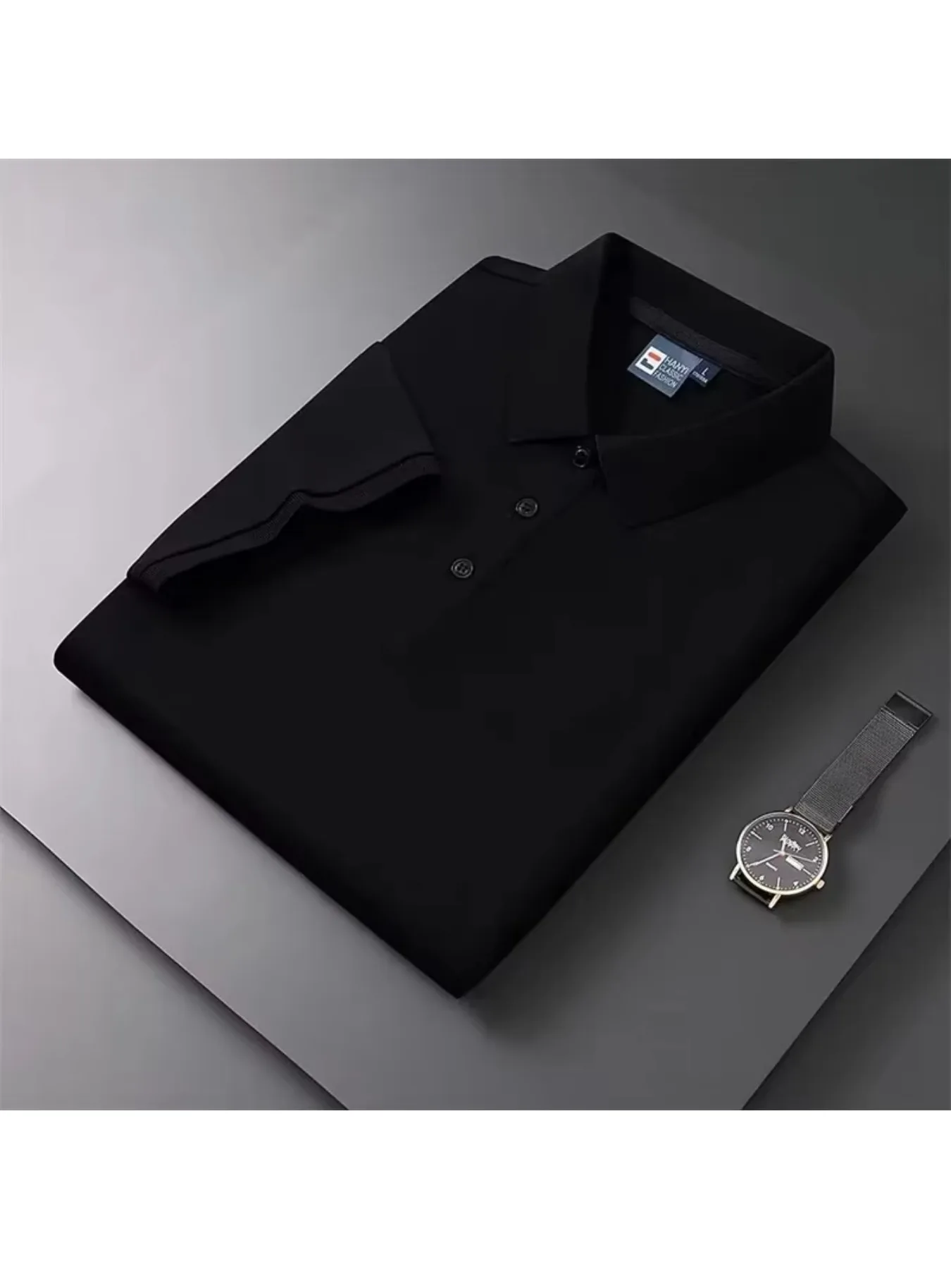 2026 New Men's Short Sleeve Polo Shirt Fashion Combined Training Top Summer Comfortable Casual Lapel T‑Shirt For Men