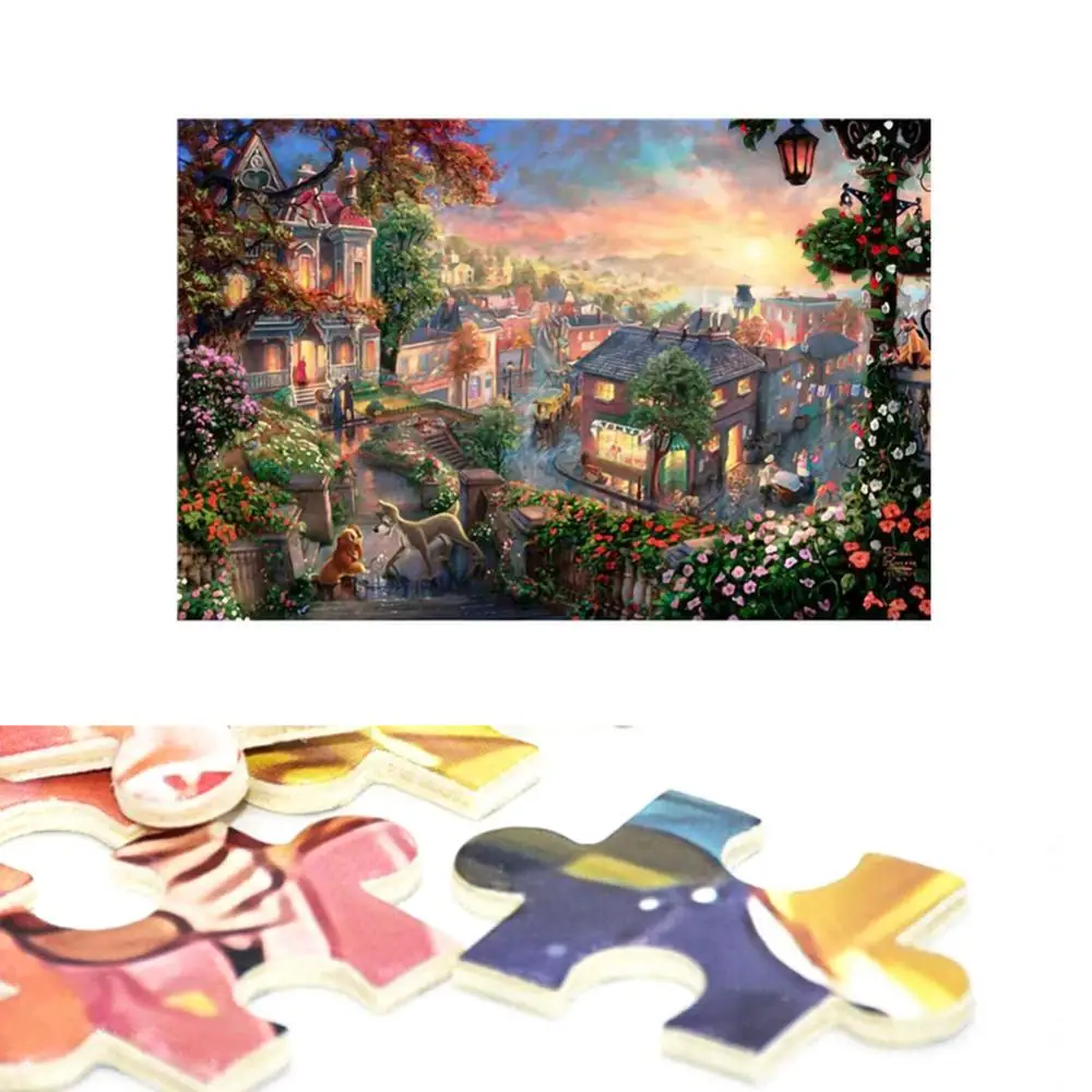 

1000Pcs Quiet Town Paper Jigsaw Puzzle Adult Casual Kids Intelligence Toy Gift