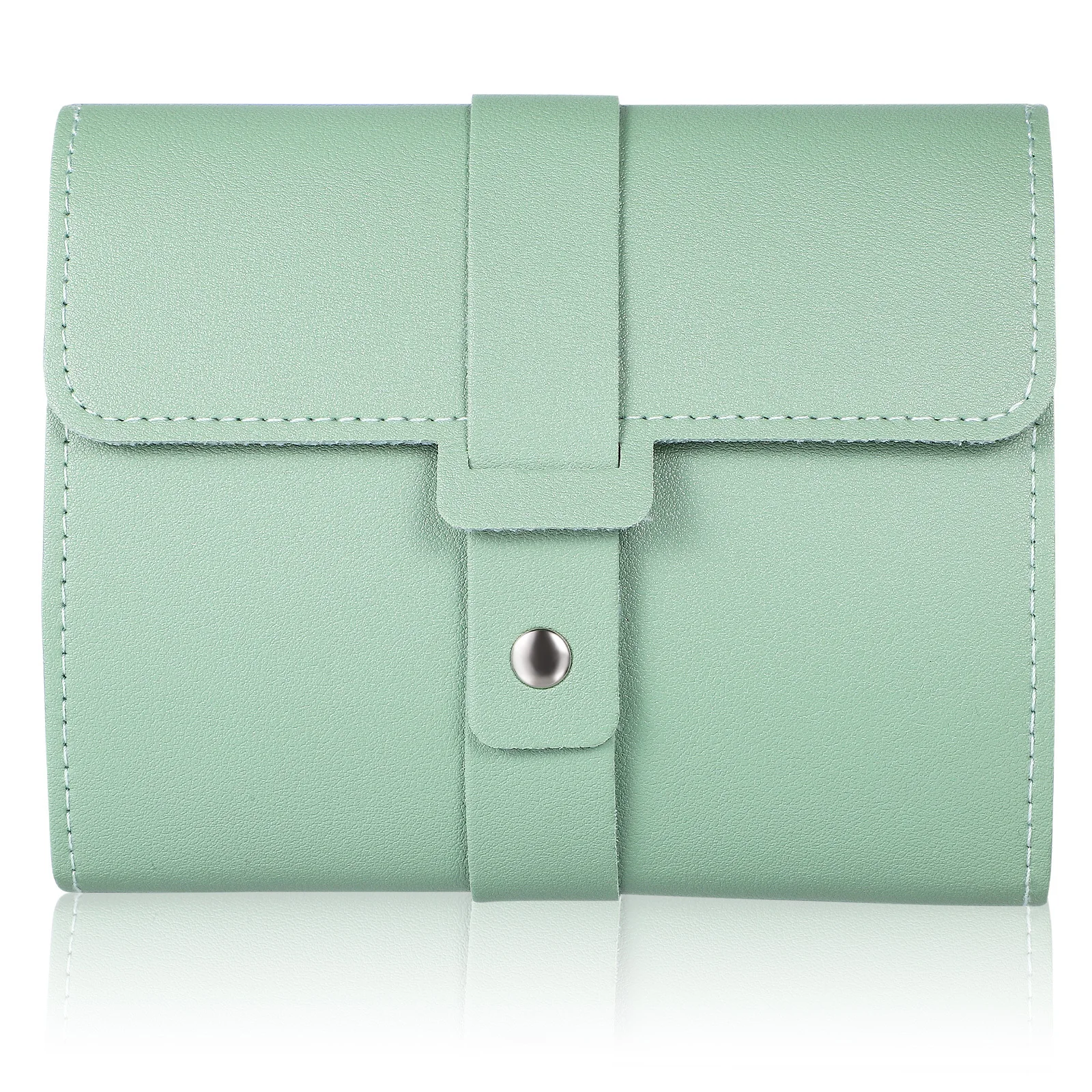 

Earring Holder Organizer Travel Jewelry Pouch Multi-Page Large Capacity Internal Dividers Portable Jewelry Bag Earring Storage