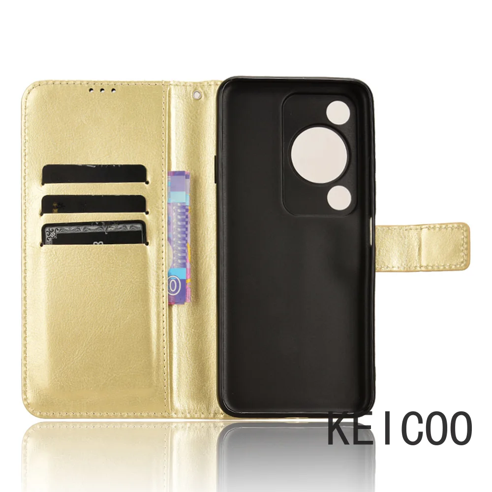 Fashion Shell for Huawei Nova Enjoy Y72 70 Mate 40 Lite Pro 4G Magnetic Clasp Cover Leather Sheath Business Non-slip Cases