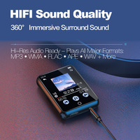 FamueMP3 Music Player BL13 with Bluetooth 5.3 HiFi   Recorder MP4 Full Touch Screen 8G/32G Built-in Speaker E-book TF to 128G