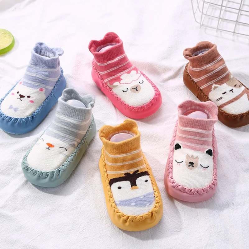 Child Spring Summer Thin Style Walking Socks2026new Korean Version Baby Soft Shoecasual Baby Slip Comfort Walking Shoechild Sock