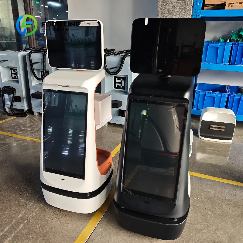 Customized Commercial Welcome Reception Robot Obstacle Avoidance Auto Navigation For Museum Lobby Visitor Greeting Guide Robot