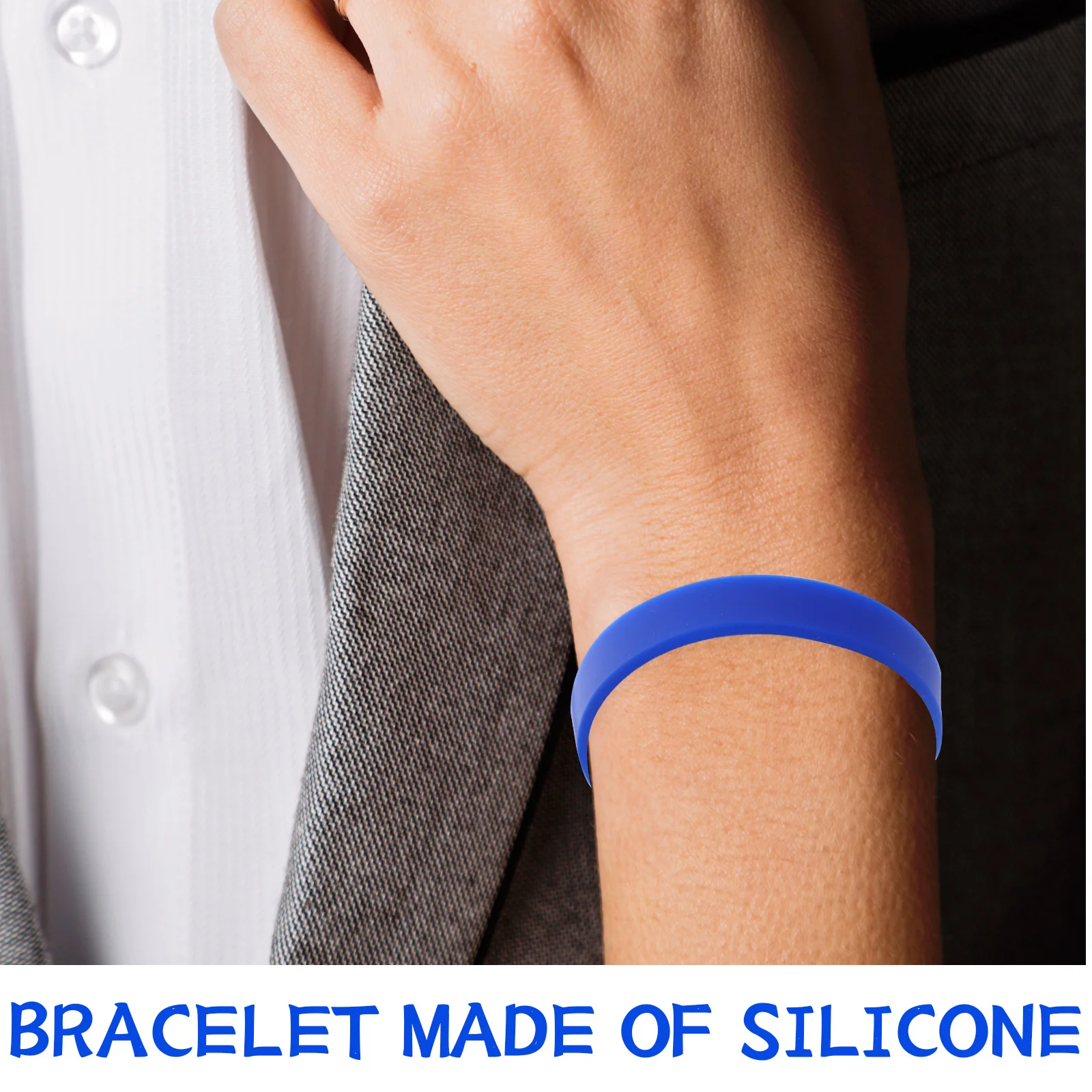 สายรัดข้อมือซิลิโคน 50 ชิ้น สีพื้น ยืดได้ สำหรับผู้ชาย ผู้หญิง วัยรุ่น ของชำร่วยงานปาร์ตี้ กิจกรรมกีฬา จำนวนมาก แบบเรียบ ยืดหยุ่น