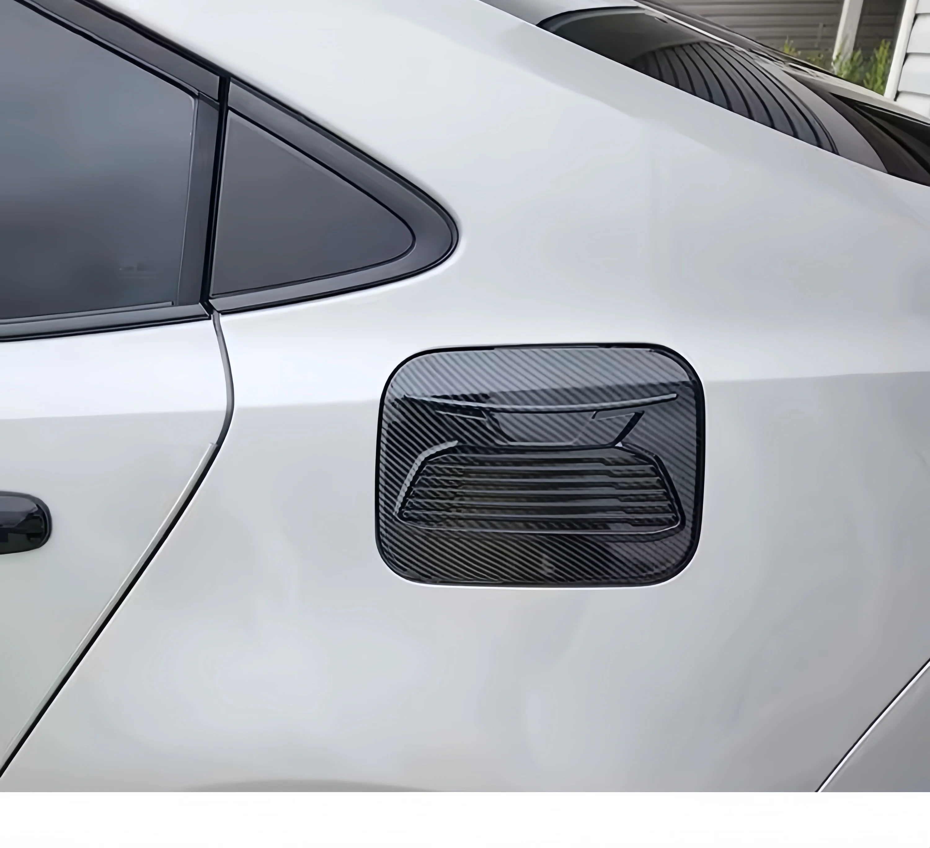 1 Pc Auto Kraftstoff Tank Abdeckung Deckel Trim Fahrzeug Öl Füllstoff Tankdeckel Außentür Dekoration ABS Aufkleber Aufkleber für Corolla 2019-2021