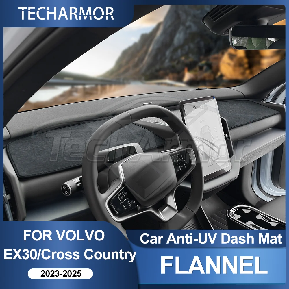 Car Dashboard Cover Pad For Volvo EX30 Cross Country 23-25 Sunshade Protector Anti-UV Dash Mats Non-slip Pads Auto Accessories