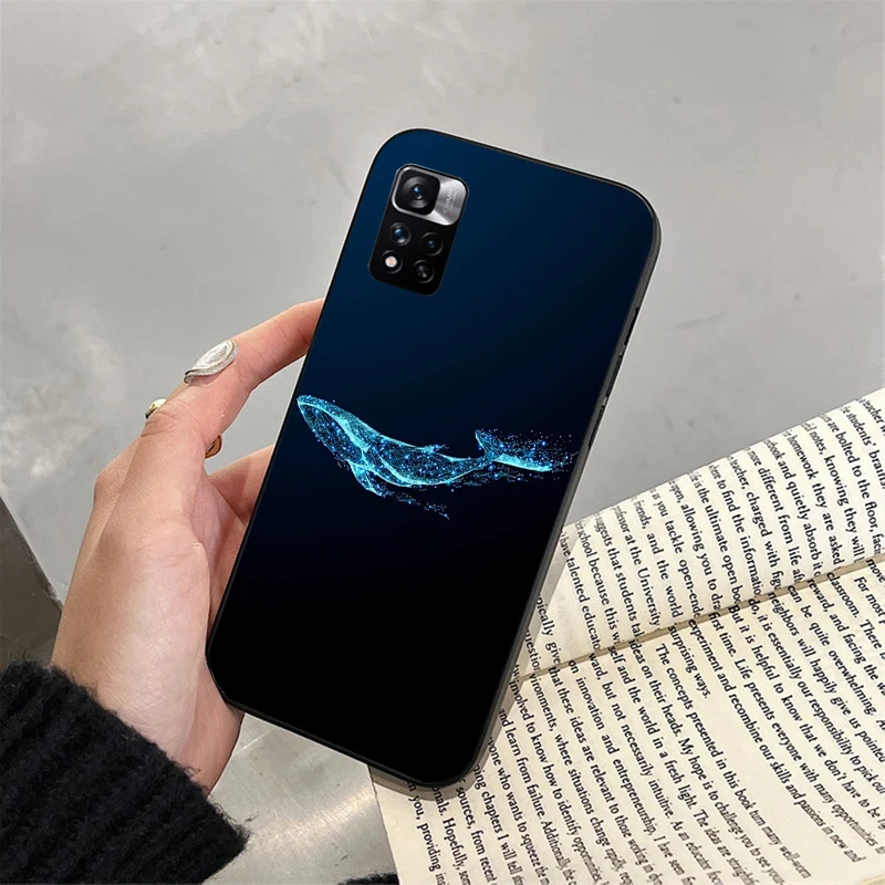 

Animal Whale Phone Case For Xiaomi Redmi note 14 Pro Plus 14 13 12 11 10 Pro 14S 12S 11S Redmi 14C 13C