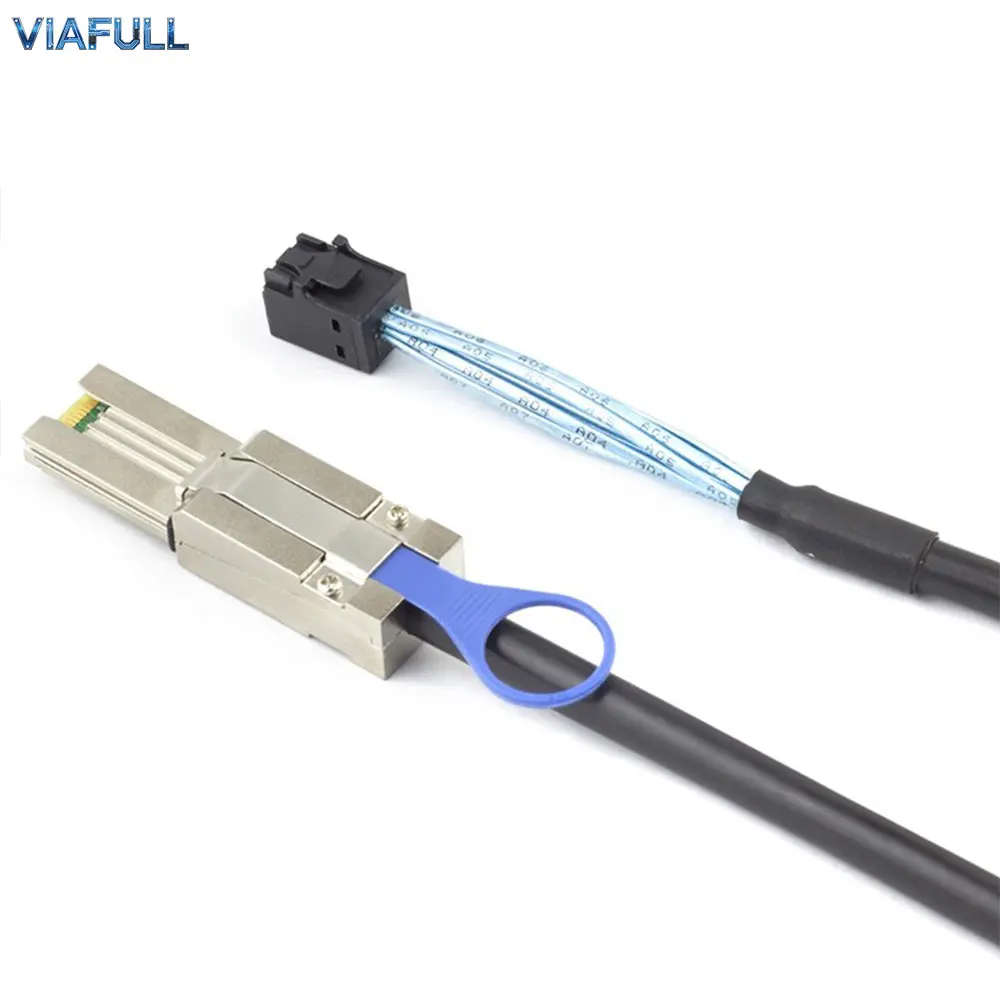 SFF-8088 to SFF-8643 Mini SAS Cable, 8088 26P to 8643 36P HD, Server SAS Data Extension Cord, Copper 0.5M 1M 2M 3M