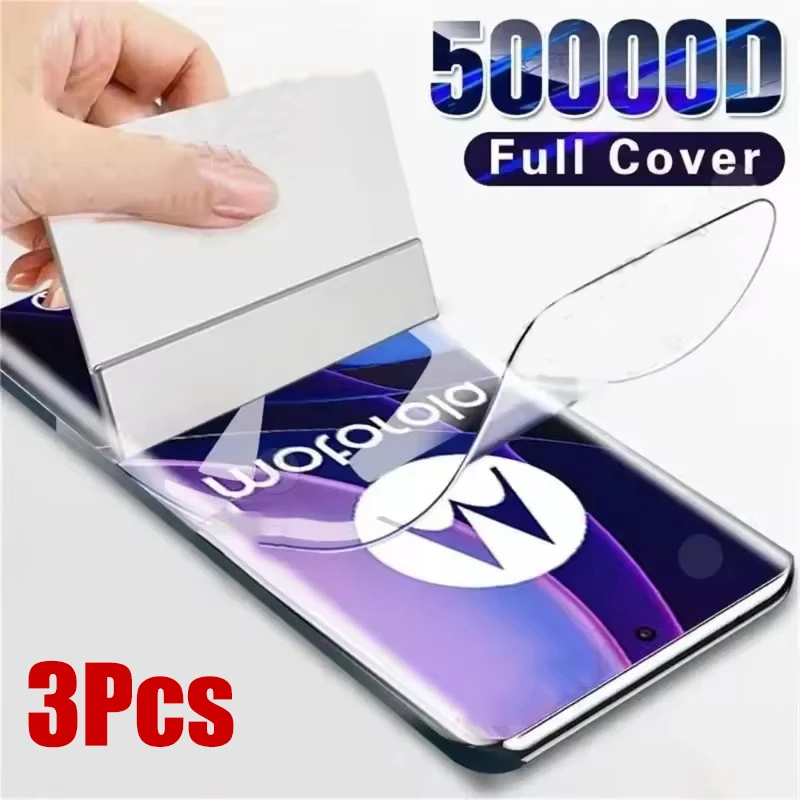 

3 шт. гидрогелевая пленка для Motorola G52 G82 G71S G42 G32 G72 MOTO G8 G7 G6 Plus G9 G8 Play G10 G9 G8 G7 Защитная пленка для экрана питания