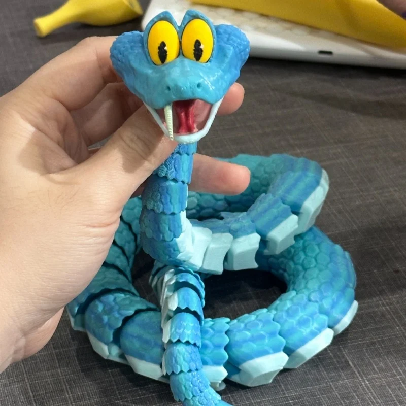 In Magazzino Nuovo Zootopia 2 Merce 3d Stampato Serpente Gary Completamente Articolato Figura Collezione Decorazione Ornamenti Modello Regali