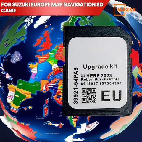 2023 GPS 지도 SD 카드 내비게이션, 영국 및 유럽 차량용 스즈키 SD 카드, 위성 내비게이션, 32GB