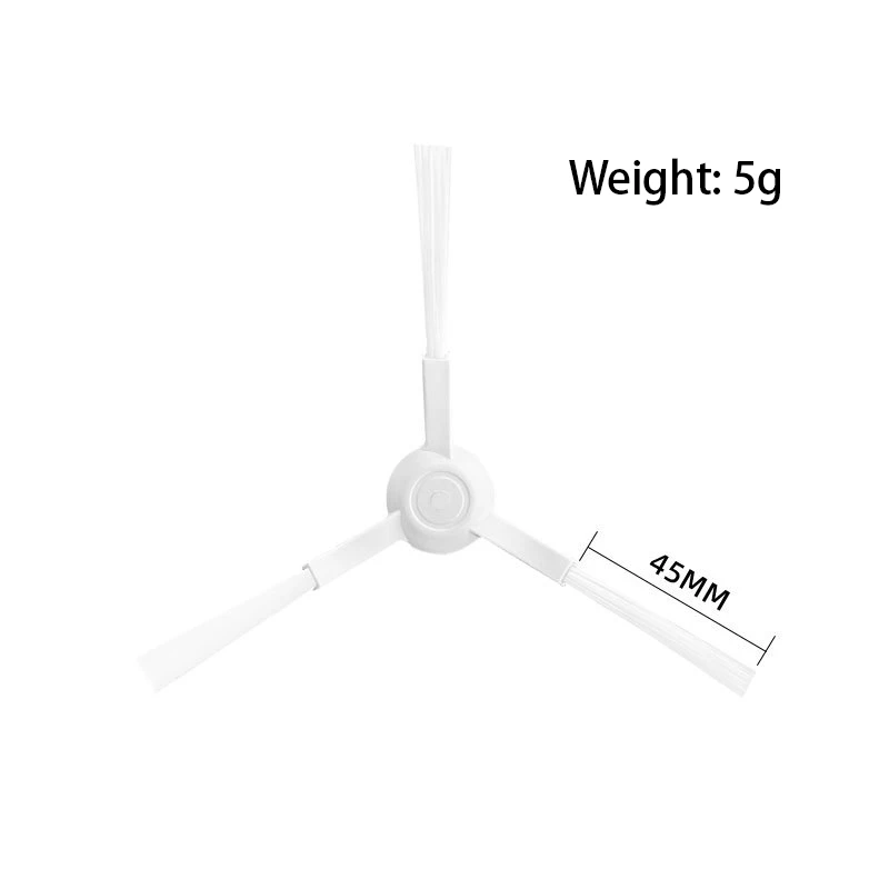 8Pcs For Xiaomi E10 E12 B112 Robot Vacuum Cleaner Replacement Parts Side Brush Parts Accessories