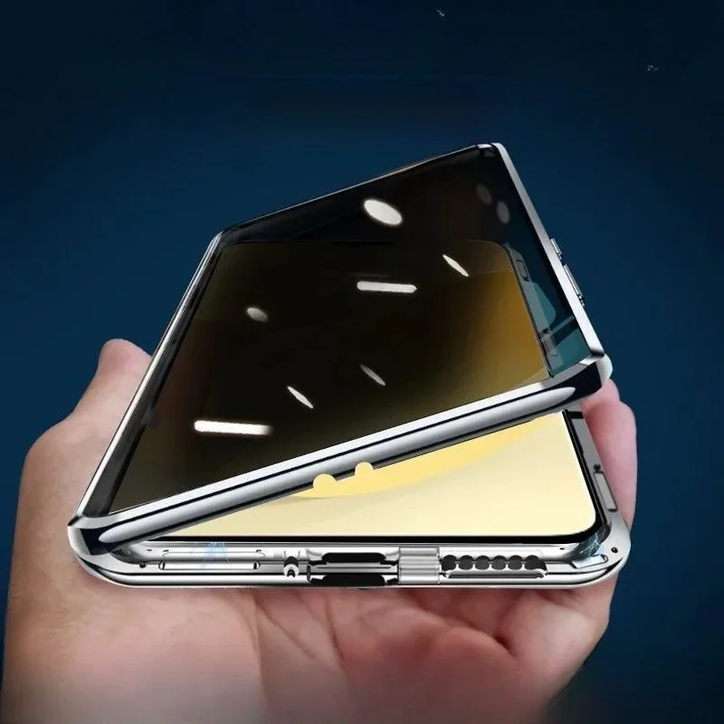 

Anti-Peep Privacy Magnetic Adsorption Case For Vivo V29 Pro Double Sided Glass For Vivo V29 V29Pro Camera Len Protect Cover