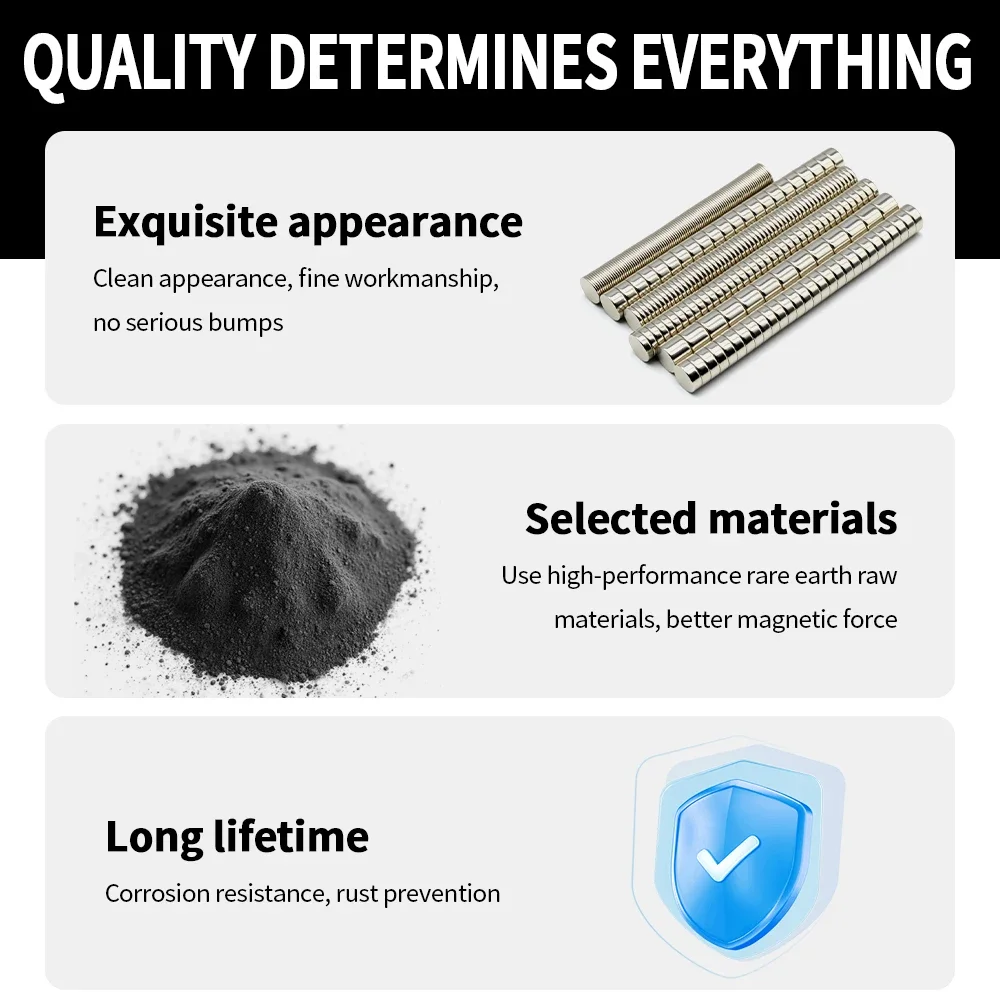 10x1 10x2 10x3 10x4 Round Super Strong Magnet Powerful Neodymium Magnets N35 NdfeB Permanent Magnetic imanes Refrigerator Magnet