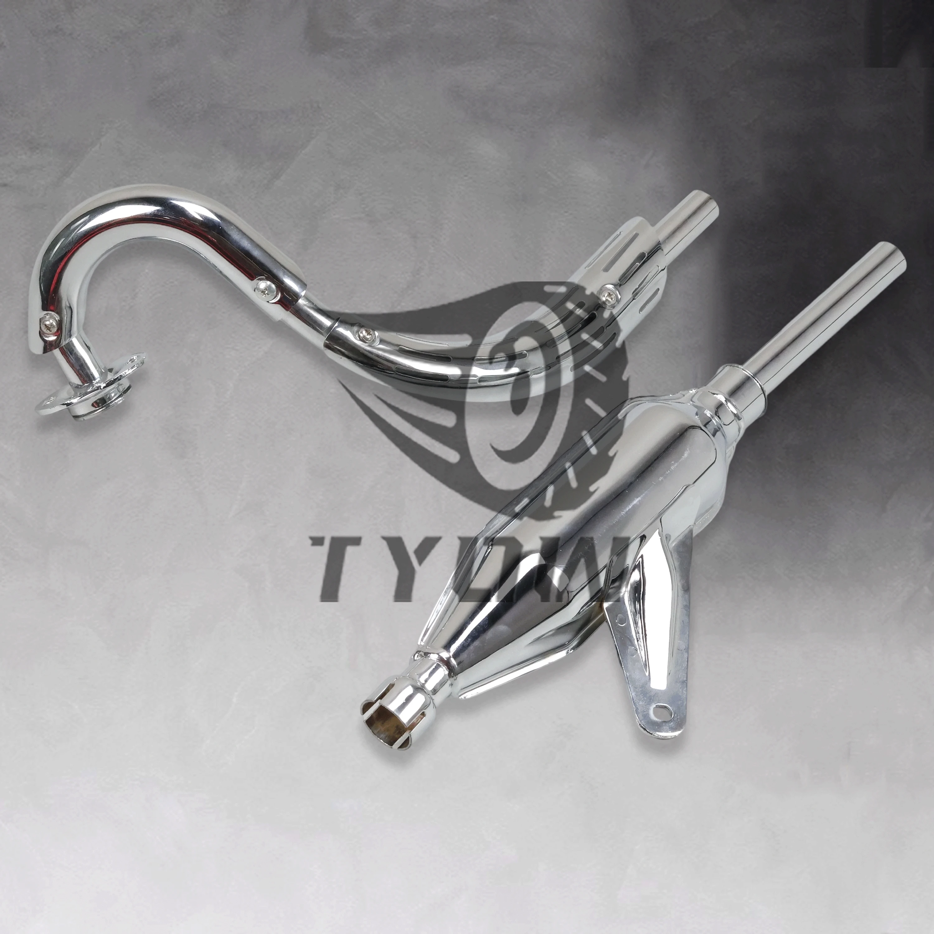 Monkey Full Exhaust System Motorcycle Iron Exhaust Header Only For Honda Z50  K1-k2 1968-1971 Bike