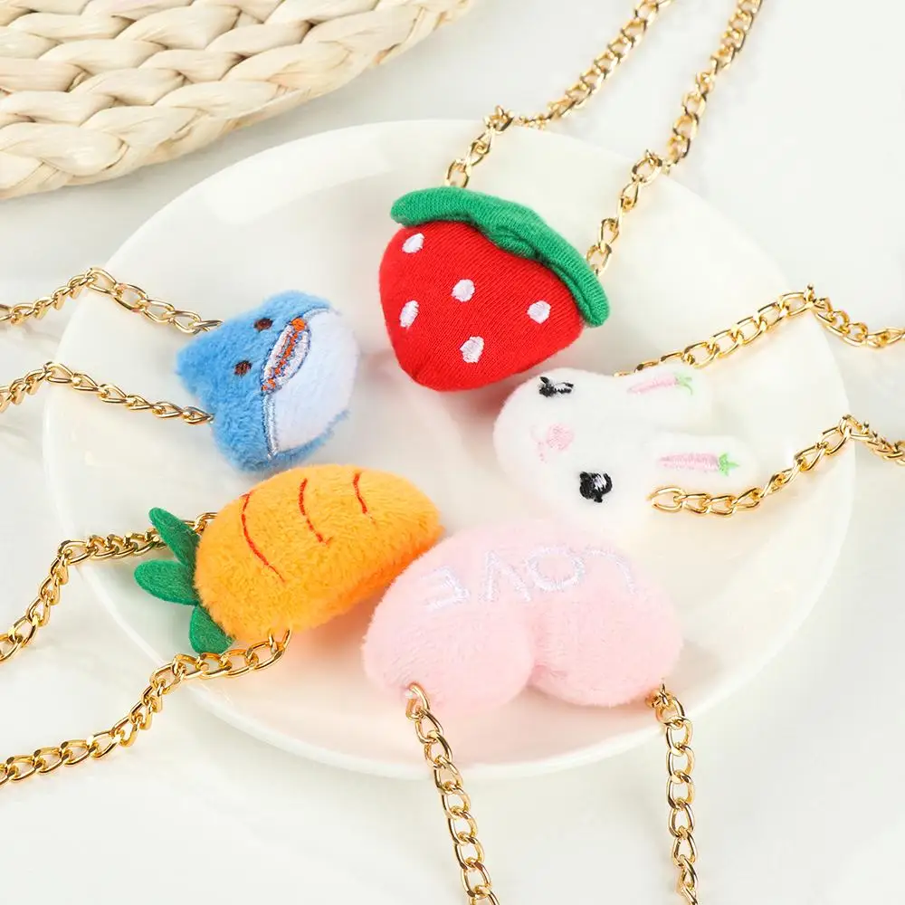 20CM Doll Bags Cartoon Animal Panda Carrot Miniature Crossbody Messenger Bag Dolls Accessories Changing Dressing Game Toys