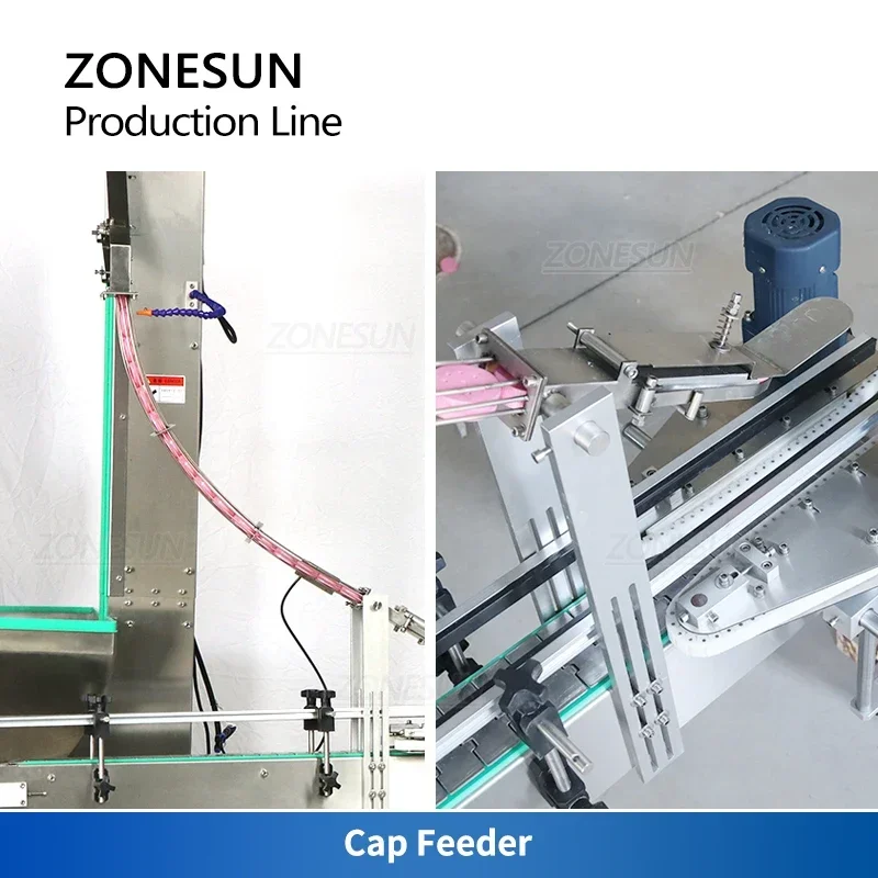 ZONESUN Vijzel Vullen Afdekken Poeder Productielijn Servomotor Fles Pot Meel Melk Chili Cacao Sluiting Afdichting ZS-FMYG1
