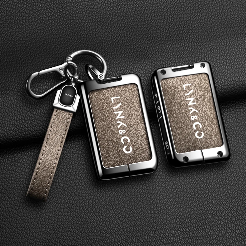 حافظة مفاتيح السيارة من سبائك الزنك مناسبة لـ LYNK & CO LYNK CO 01 03 05 06 09 2024 2025 حافظة حماية مفتاح السيارة عن بعد