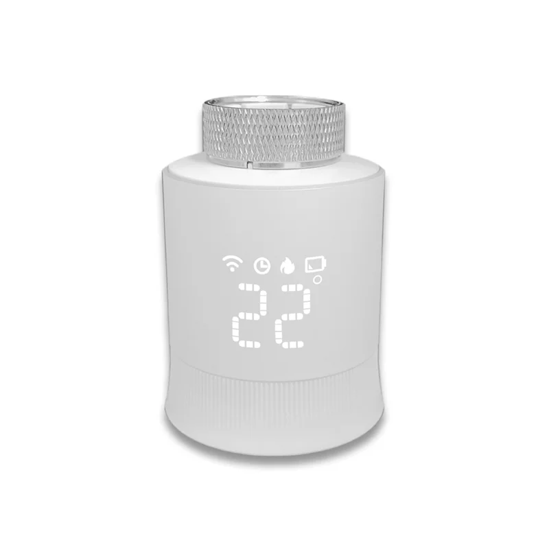 A74E-умный термостат радиатора, термостатический радиаторный клапан Zigbee, Mini TRV для отопления, работает с Alexa Google Home