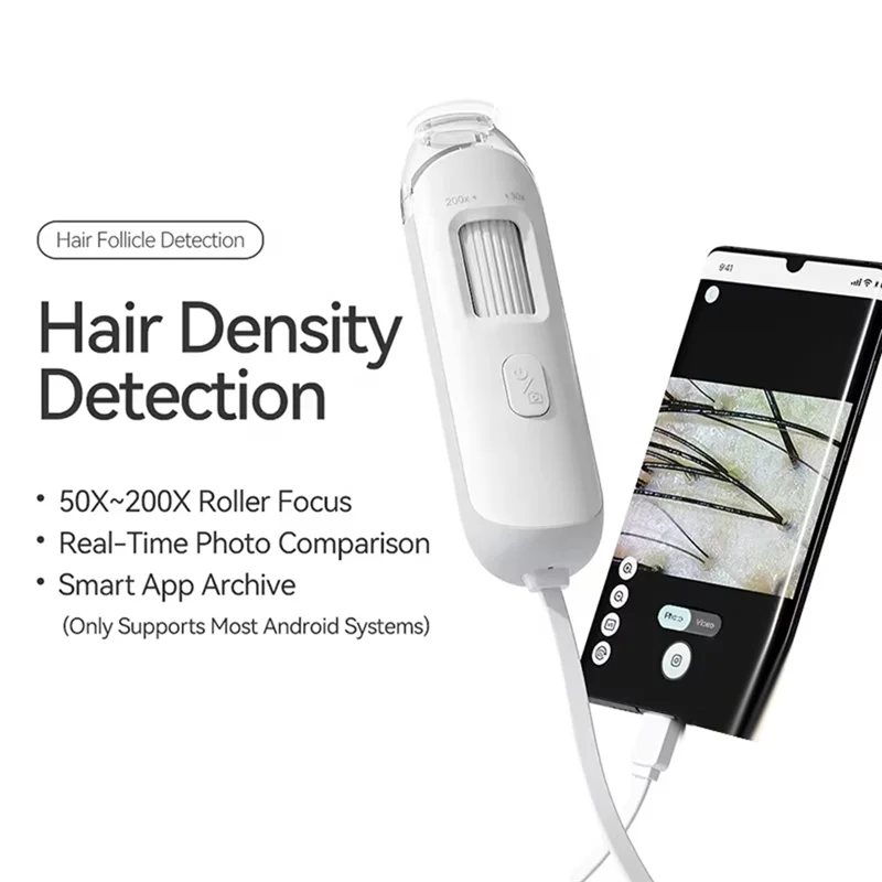 TAIGH-Electron Dermatoscoop Hoofdhuidcamera Professionele gezichtshuidanalysator Machine Digitale microscoop Porievergrootglas