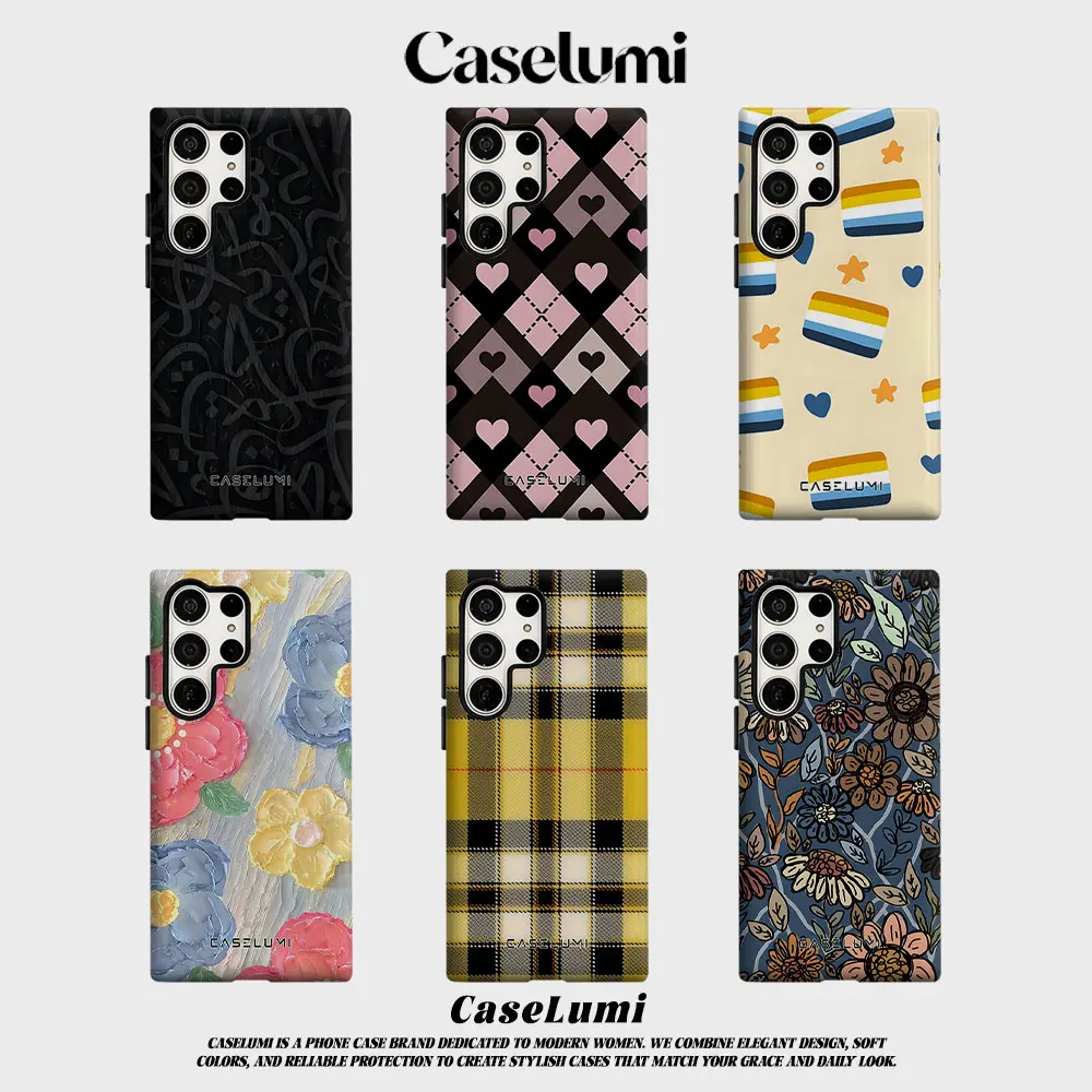 Arabic Script For Samsung Galaxy Phone Case S23 S20 S25 FE S24 Plus S26 Ultra 2-IN-1 Shockproof Bumper Hard PC