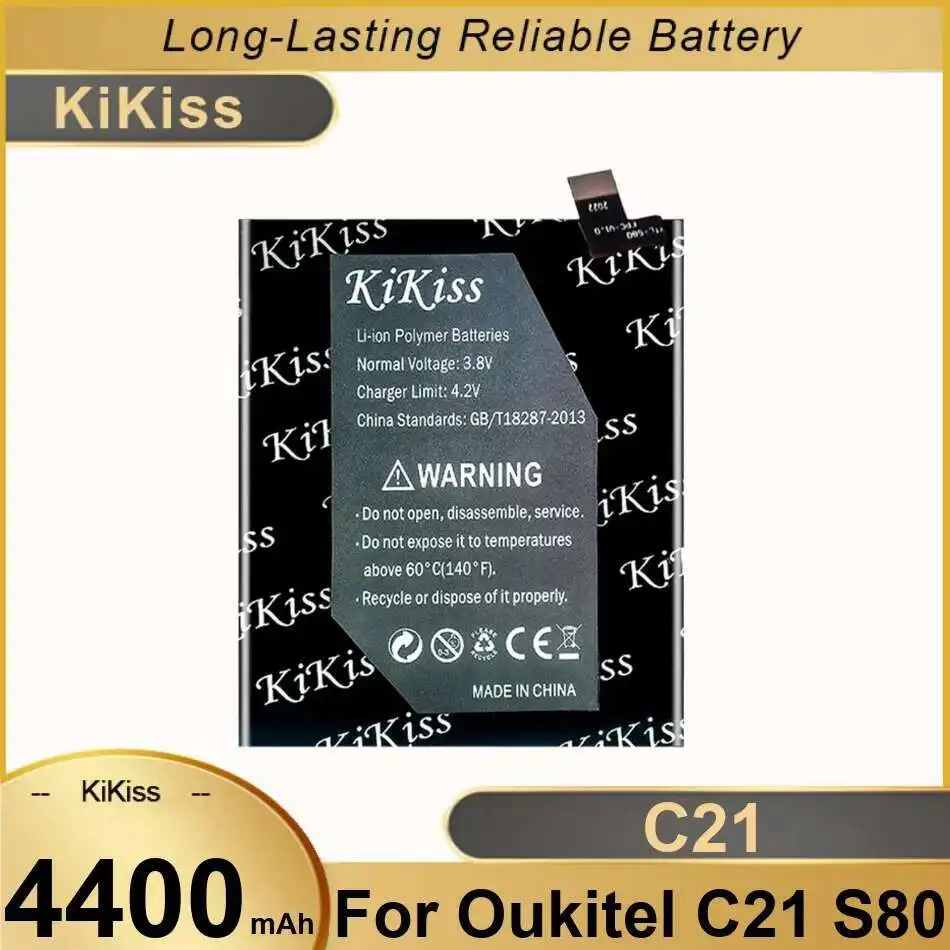 

Mobile Phone Battery Durable For Oukitel C21 S80 4400Mah