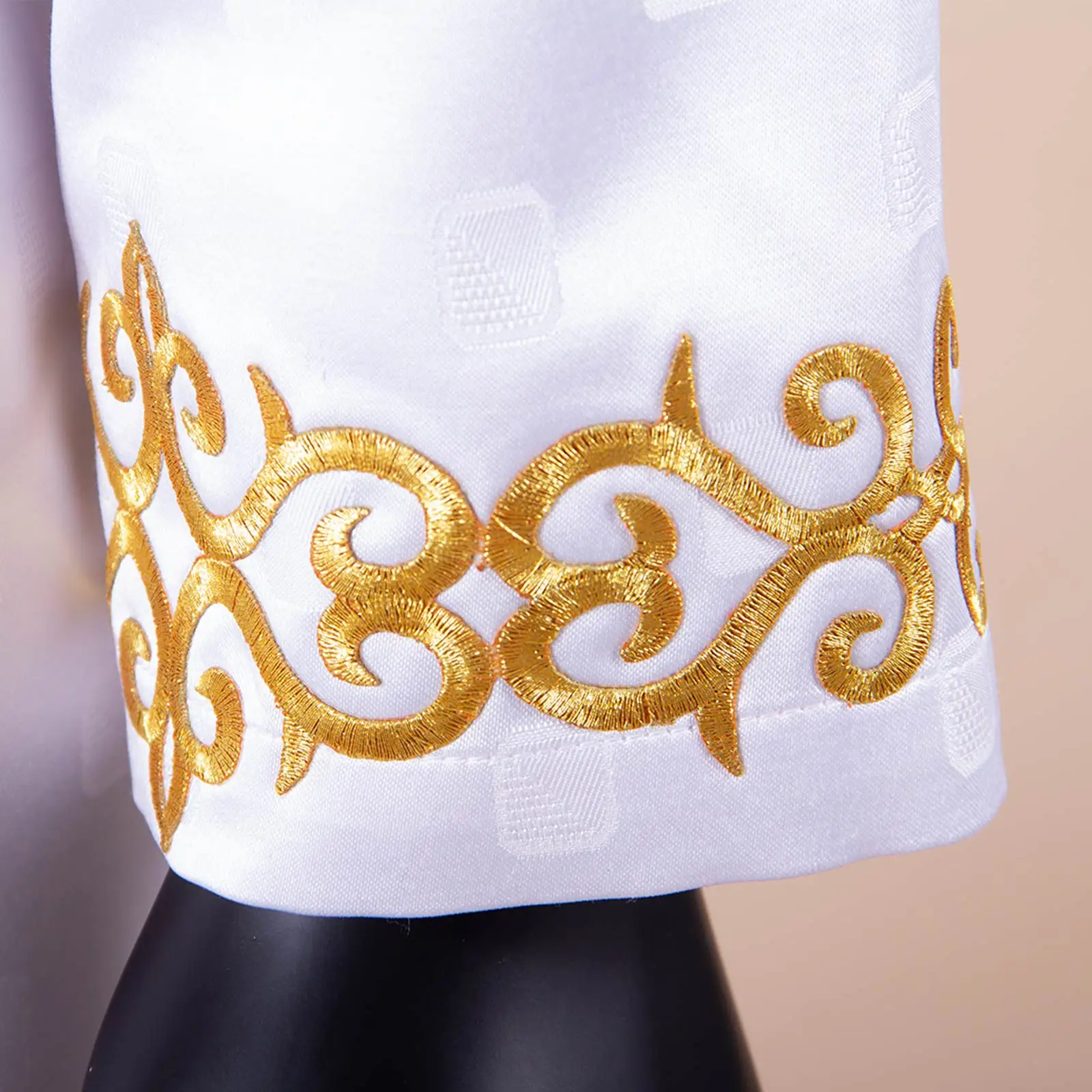 APTX Robe for Men Muslim Fashion Jubba Thobe Single Breasted Loose Embroidery Outfits Casual Wedding Church Wear T2014007