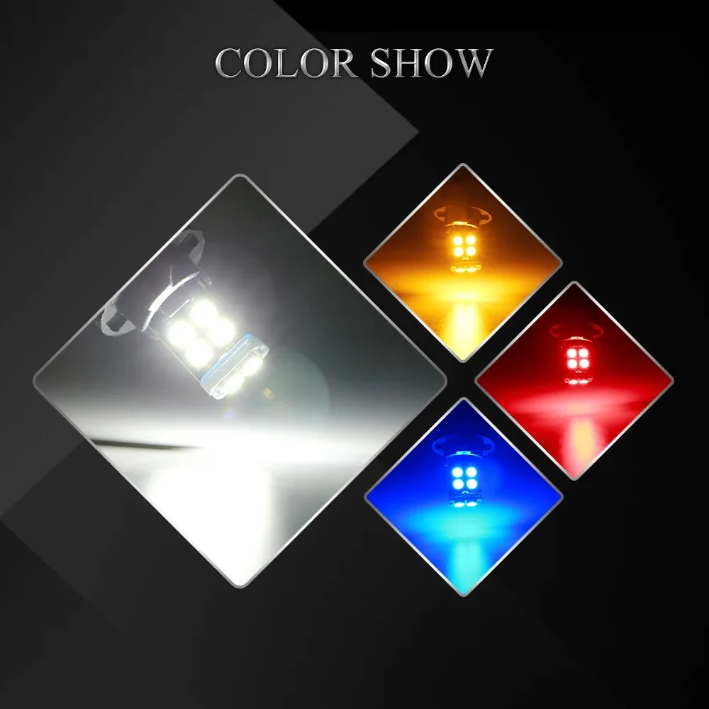 TCYATO 12 فولت عرض السيارة ضوء المؤشر T10 3030 12SMD سيارة ضوء LED عالية السطوع واسعة الجهد القراءة ضوء لوحة ترخيص ضوء #4